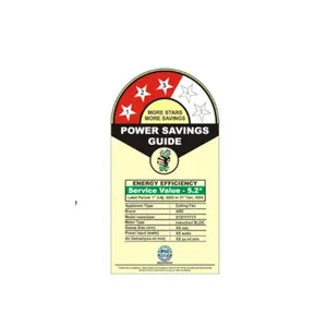 Buy Bee Star Label Certificate For Optimize Energy Consumption Certify Products Certificate in India Provider