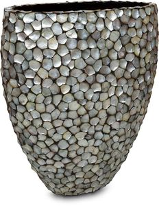 Home Tabletop Decorative Electroplated Metal <b>Vase</b> With Golden and Brown Wedding Centerpiece for Reception Table Flower <b>Stand</b> - Product Image 5