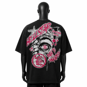 Camiseta Gráfica Oversize de Algodón Premium para Hombre, Estilo Urbano, Personalizable - Product Image 2