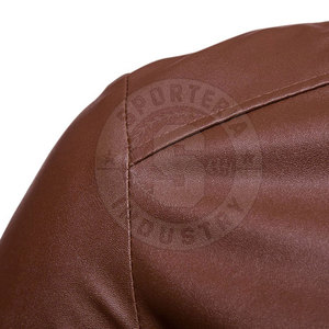New Arrivals Wholesale Price High Quality Design Men Leather <b>Jacket</b> <b>Slim</b> <b>Fit</b> Comfortable Low Price Leather <b>Jacket</b> For Man - Product Image 5