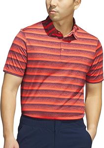 Men's Performance Short Sleeve for Polo Shirt Quick Dry 100% Polyester with Solid 3D Pattern - Product Image 3
