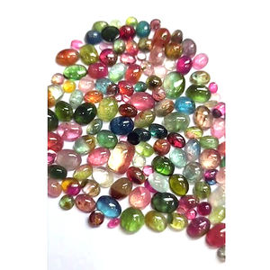 159 piezas de turmalina múltiple Natural 4x3 6x4 7x5mm cabujón ovalado 111 Cts lote Iroc ventas cabina turmulina de alta calidad US $45 para todos - Product Image 1