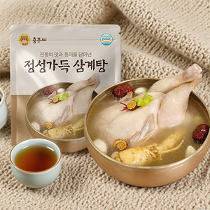 ซุปไก่โสมเกาหลีของแท้พร้อมรับประทานอาหารเพื่อสุขภาพกระเป๋าตอบกลับแบบดั้งเดิม K hanul เข้าไมโครเวฟได้ - Product Image 1