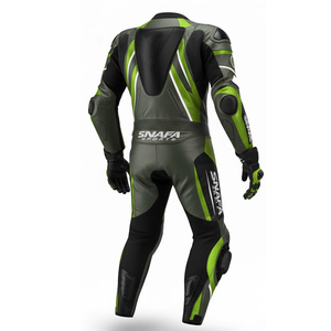 Combinaison de course de moto en cuir véritable sur mesure à prix avantageux Combinaison de course de moto en cuir sur mesure Combinaison de course de moto en cuir pour motard - Product Image 2