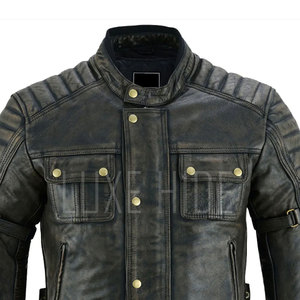 2025 moto cuir veste dos soutien moto Auto course porter hommes quantité personnalisé corps OEM moto veste - Product Image 5