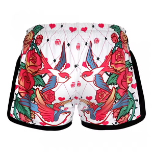 กางเกงแฟร์เท็กซ์มวยไทยขาสั้นพิมพ์ลายซับลิเมชันผ้าโพลีเอสเตอร์100% สำหรับยิมกางเกง MMA มวยไทยสำหรับผู้ชาย - Product Image 6