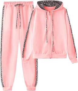 Survêtement à capuche pour femmes, survêtement de jogging, survêtement avec logo personnalisé pour femmes, ensemble survêtement d'entraînement de fitness et de gymnastique, vente en gros - Product Image 2