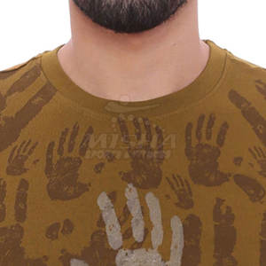 Meilleur prix Logo personnalisé hommes T-Shirt 100% coton tricoté tissu fabriqué au Pakistan couleur personnalisée - Product Image 5