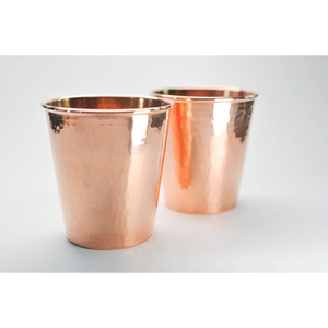 Tazas de cobre Moscow Mule de 16 oz con superficie martillada con revestimiento de níquel de fábrica - Product Image 6