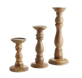 Support à bougies en bois de luxe, style classique, porte-bougie de mariage, présentoir de table exquis, fait main pour Noël - Product Image 5