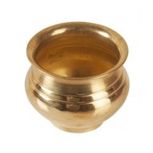 Pot à eau en métal poli fait à la main Lota Kalash pour les festivals religieux Décoration de la maison et du temple Art populaire Décoration de table - Product Image 1