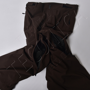 OEM venta al por mayor personalizado de los hombres holgados de esquí Snowboard pantalones impermeables transpirables con cremallera bolsillos a prueba de viento 100% Nylon impreso - Product Image 4