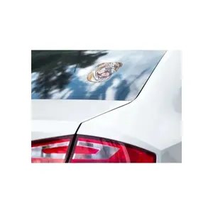 Bulldog Portrait <b>Sticker</b> Master Loyal Friend Car <b>Sticker</b> - Product Image 2