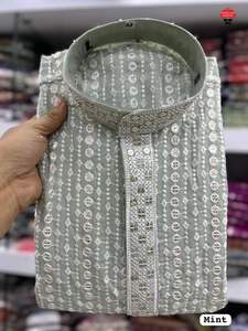 Pyjama Kurta en rayonne douce et respirante imprimé de logo personnalisé pour l'été Vêtements ethniques traditionnels et confortables - Product Image 2