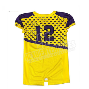 Vente de gros OEM Maillot de football américain & Rugby Maillot d'équipe sublimé blanc respirant - Product Image 2