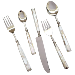 Ensemble de couverts personnalisés en acier argenté fini cuillère et fourchette en métal couverts nouvelle arrivée ensemble de couteaux de cuisine - Product Image 4