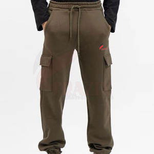 Marque privée Pantalons cargo pour hommes à vendre Pantalons cargo pour hommes de couleur unie Pantalons cargo multi-poches - Product Image 1