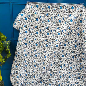 Dohar Tradicional Estampado de Doble Cara, 100% Algodón Premium, Cosido a Mano, Tamaño King, con Forro, 100% Algodón - Product Image 1