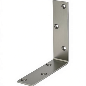 Supports en acier zingué bleu VORMANN, largeur 40 mm, épaisseur 5 mm, L200x200 mm, angle de poutre, lot de 10 - Product Image 3