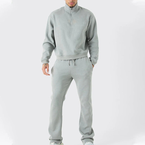 Conjunto Deportivo de Dos Piezas para Hombre, Sudadera con Capucha Extra Grande Estampada de Invierno y Pantalones Deportivos Holgados con Ribete Blanco, Hecho a Medida - Product Image 4