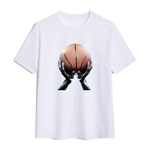 เสื้อยืด OEM แบบเรียบง่าย ผ้าฝ้าย 100% เนื้อนุ่ม สกรีนโลโก้ได้ตามต้องการ ใส่ได้ทั้งชายและหญิง แห้งเร็ว เหมาะสำหรับออกกำลังกาย วิ่ง และเล่นกีฬาในยิม สำหรับผู้ชาย - Product Image 6