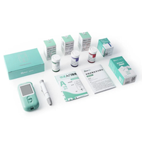 Kit de prueba de creatinina portátil 5 en 1, medidor de Aicd úrico de glucosa en sangre Hb EGFR, Monitor de función renal para analizador CKD AKI