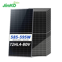 Pabrik Langsung China 585W-590W Canadian Ja Aiko Trina 550w Power Station dengan Panel Surya Monokristalin Paneles Solares