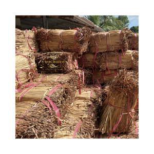 Fibre de jacinthe d'eau brute abordable, matériau de tissage naturel, approvisionnement en gros en vrac - Product Image 3
