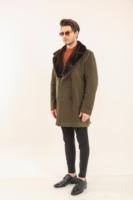 Parkas en cuir d'agneau véritable de qualité supérieure, fabriquées à la main, respirantes, pour hommes, hiver, tissées, Valeriano Romano, épaisses, logo personnalisé
