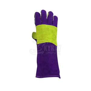 Venta caliente personalizado nuevo estilo de guantes de soldadura de cuero con transpirable Protector de Seguridad servicios OEM para logotipo uso al aire libre - Product Image 3