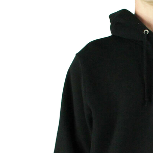 Customizable <b>Black</b> Men's <b>Hoodie</b> for Winter for Puff Print Design with Embroidered Technique Personalized Blank <b>Hoodie</b> - Product Image 3