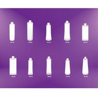 Bouteilles en plastique PET avec pulvérisateur à pompe, personnalisables avec logo, série TRB, 150 ml-250 ml, pour crème pour le visage, lotion, shampoing, respectueuses de l'environnement