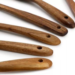 ชุดเครื่องใช้ไม้อะคาเซียธรรมชาติสำหรับห้องครัวที่ทำจากไม้สีน้ำตาลเข้มขายส่งจากเวียดนาม - Product Image 3