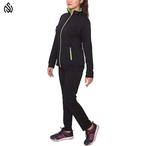 Entrenamiento deportivo y Jogging, venta al por mayor, chándales para mujer, chándal transpirable personalizado, trajes para mujer, 2 piezas, 100% algodón liso - Product Image 2