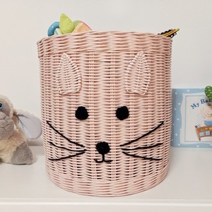 ตะกร้าสานสำหรับใส่ของสำหรับแมวตะกร้าใส่ของเด็กตะกร้าใส่ของสำหรับเด็กใส่เสื้อผ้าเด็ก - Product Image 1