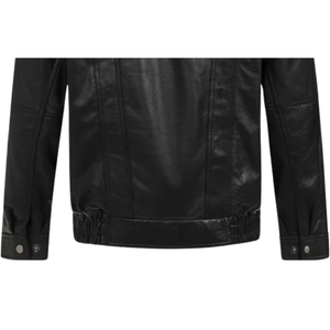 Chaqueta de Invierno de Cuero Genuino Original para Hombre, Cuello Alto, Impermeable, Ecológica, OEM, Personalizada, Elegante, Cortavientos, con Calefacción Frontal - Product Image 6