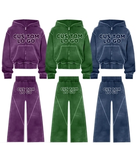 Conjunto Deportivo Personalizado con Logotipo, Sudadera con Capucha y Pantalones Deportivos Unisex, Conjunto Deportivo Informal - Product Image 4