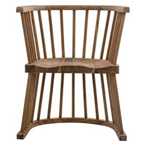 Silla de comedor de lujo moderna con respaldo curvo de madera maciza de diseño minimalista retro para uso doméstico y de restaurante de hotel - Product Image 4