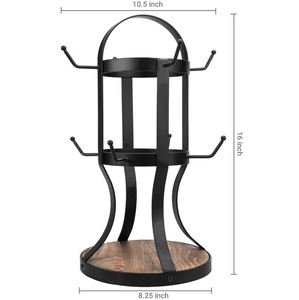 Modern classic metal mug stand coffee mug holder for home kitchenware hotel tabletop kitchen counter made in india wholesale - Product Image 4