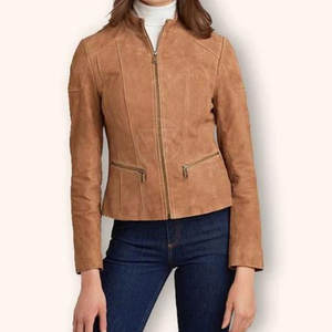 Veste en daim tricotée d'hiver de haute qualité, respirante, écologique, légère, finition lisse, coutures propres - Product Image 4