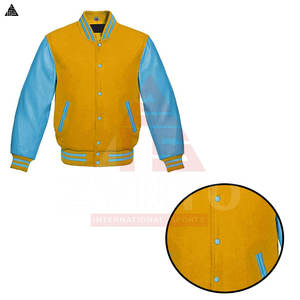 Vestes de baseball personnalisées pour équipes de lycée, numéros brodés, prix de gros, vestes Letterman pas chères pour enfants, vestes universitaires - Product Image 3