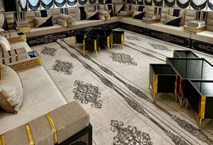 Conjunto de Sala de Estar Tradicional Árabe Majlis |   Tela Plegable Extensible Modular |   Personalizable |   Envío Gratuito a Todo el Mundo | - Product Image 1