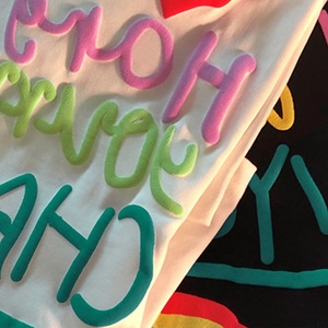 เสื้อฮู้ดพิมพ์ลายพัฟโฟมขนาดใหญ่สำหรับผู้ชายใส่ได้ทั้งชายและหญิงเสื้อมีฮู้ดลาย3D ฮิปฮอปขนาดใหญ่พิเศษโลโก้ออกแบบได้ตามต้องการ - Product Image 3