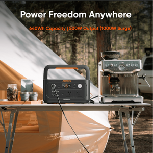 <b>Jackery</b> Explorer 600 PLUS Portable <b>Power</b> <b>Station</b> | 632Wh, 800W Output | Fast Charging, UPS <10ms, LFP <b>Battery</b> | 3+2 Yr Warranty - Product Image 6
