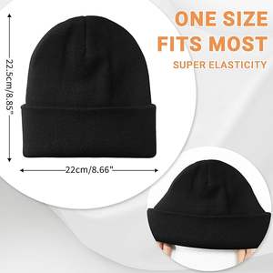 Bonnets d'hiver unisexes en tricot sur mesure pour hommes et femmes - Product Image 2