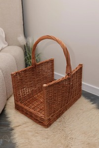 Panier de rangement en rotin naturel fait main avec poignée, design moderne et écologique, multifonction, fabriqué à Hanoï - Product Image 5