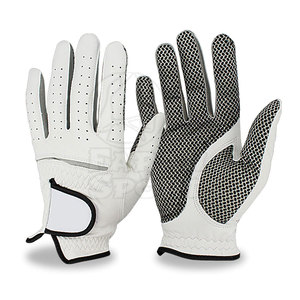 Gants de golf avec logo personnalisé Gants de golf en cuir véritable pour gaucher et droitier Gants de golf au design unique - Product Image 3