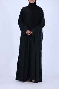 Maxi Long Nida Khimar Hijab avec Cordons de Serrage Couleur Unie Français Eid Ramadan Femmes Musulmanes Vêtements Islamiques Vente en Gros Stock Khimar - Product Image 4