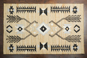 Élégance intemporelle tapis de jute classique tapis lavable à la main Barrière de saleté élégante et durable pour tapis d'extérieur de bureau ou d'entrée - Product Image 4