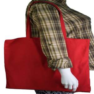 Bolso grande 100% de algodón para mujer, bolso de hombro reutilizable plegable ecológico, logotipo impreso personalizado, compras a granel recicladas - Product Image 3